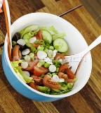 Healthy Salad - Fruits, Vegetables & Nuts - Three In One!