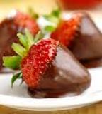 Luscious Strawberries n' Chocolate Sauce